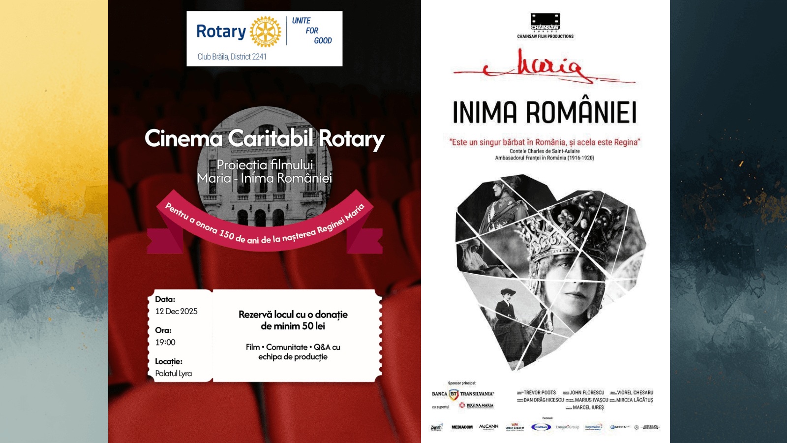 Cinema Caritabil - Maria Inima României